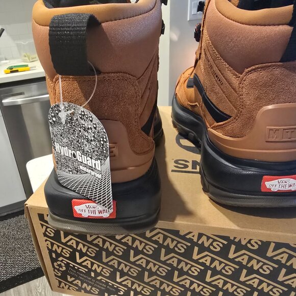 Vans MTE Crestline Waterproof Glazed Ginger Mens Size 10.5 Boots HIKING SHOE NEW - Picture 5 of 16